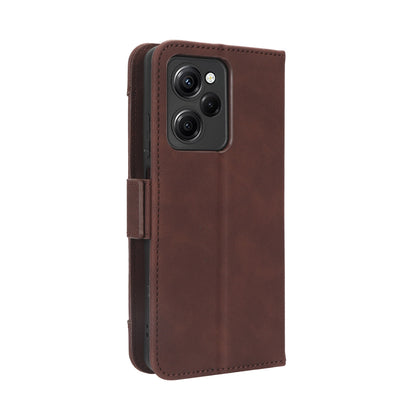 Xiaomi Redmi Note 12 Pro 5G Speed Skin Feel PU Leather Wallet Phone Case with Card Slots, Cash Pocket, Magnetic Closure, Built-In Stand, Full Protection TPU Cover