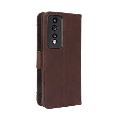 Honor 80 GT Skin Feel PU Leather Wallet Phone Case with Card Slots, Cash Pocket, Magnetic Closure, Built-In Stand, Full Protection TPU Cover