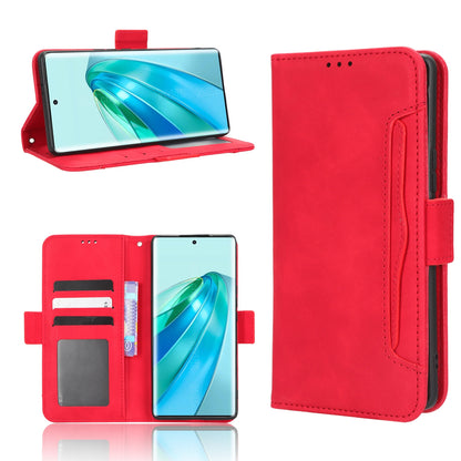 Honor X40 Skin Feel PU Leather Wallet Phone Case with Card Slots, Cash Pocket, Magnetic Closure, Built-In Stand, Full Protection TPU Cover