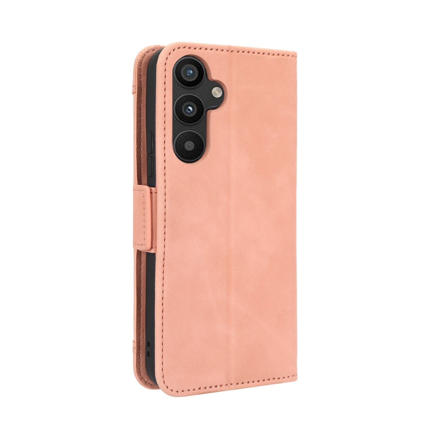 Samsung Galaxy A34 5G Skin Feel PU Leather Wallet Phone Case with Card Slots, Cash Pocket, Magnetic Closure, Built-In Stand, Full Protection TPU Cover
