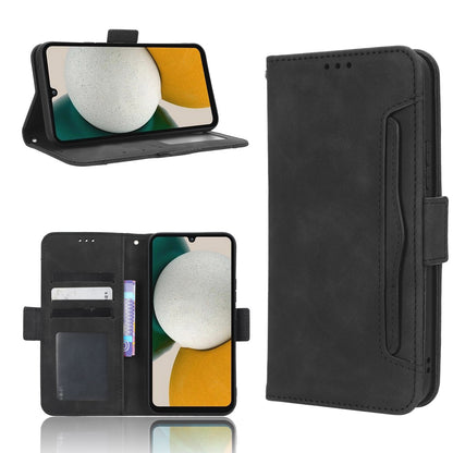 Samsung Galaxy A34 5G Skin Feel PU Leather Wallet Phone Case with Card Slots, Cash Pocket, Magnetic Closure, Built-In Stand, Full Protection TPU Cover
