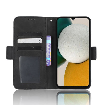 Samsung Galaxy A34 5G Skin Feel PU Leather Wallet Phone Case with Card Slots, Cash Pocket, Magnetic Closure, Built-In Stand, Full Protection TPU Cover