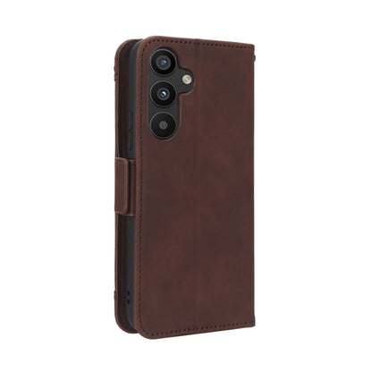Samsung Galaxy A34 5G Skin Feel PU Leather Wallet Phone Case with Card Slots, Cash Pocket, Magnetic Closure, Built-In Stand, Full Protection TPU Cover