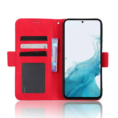 Samsung Galaxy A54 5G Skin Feel PU Leather Wallet Phone Case with Card Slots, Cash Pocket, Magnetic Closure, Built-In Stand, Full Protection TPU Cover