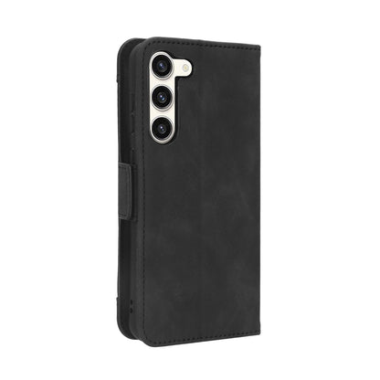 Samsung Galaxy S23+ 5G Skin Feel PU Leather Wallet Phone Case with Card Slots, Cash Pocket, Magnetic Closure, Built-In Stand, Full Protection TPU Cover