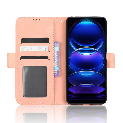 Xiaomi Poco X5 5G Skin Feel PU Leather Wallet Phone Case with Card Slots, Cash Pocket, Magnetic Closure, Built-In Stand, Full Protection TPU Cover