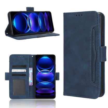 Xiaomi Poco X5 5G Skin Feel PU Leather Wallet Phone Case with Card Slots, Cash Pocket, Magnetic Closure, Built-In Stand, Full Protection TPU Cover
