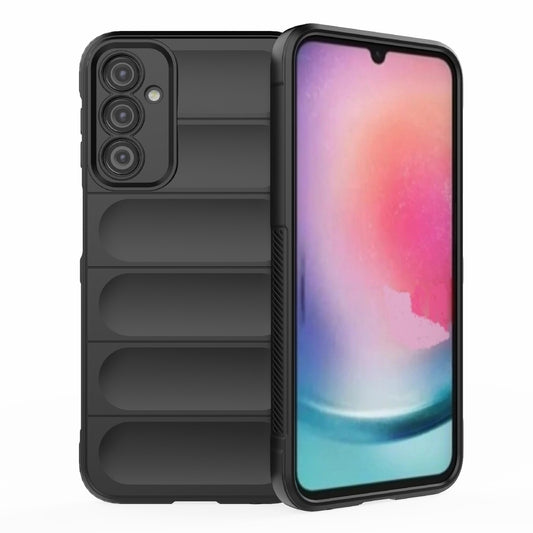 Samsung Galaxy A24 5G Magic Shield TPU + Flannel Protective Phone Case Cover, Shockproof Scratch Resistant