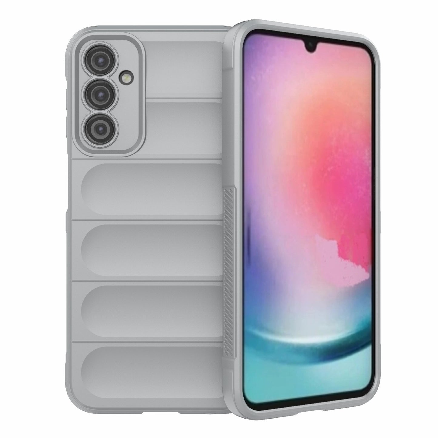 Samsung Galaxy A24 4G Magic Shield TPU + Flannel Protective Phone Case Cover, Shockproof Scratch Resistant