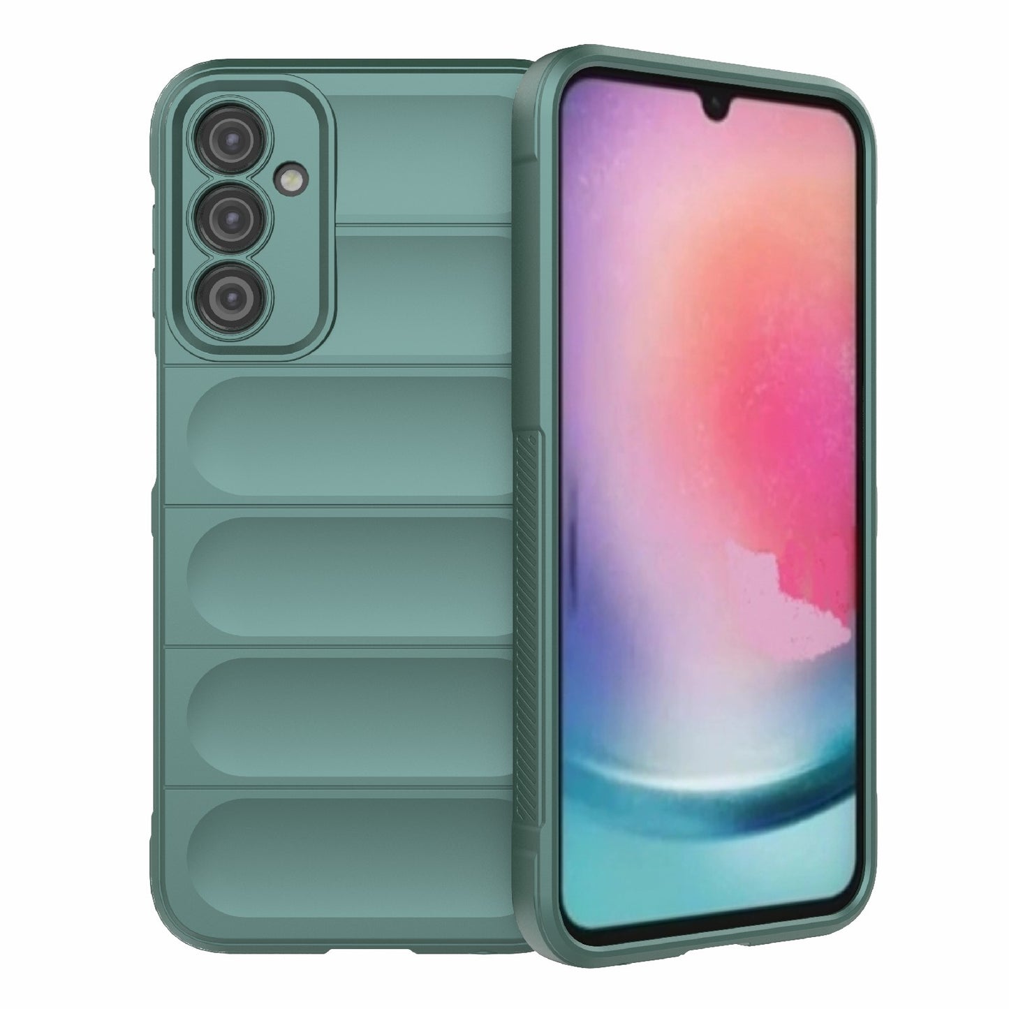 Samsung Galaxy A24 5G Magic Shield TPU + Flannel Protective Phone Case Cover, Shockproof Scratch Resistant