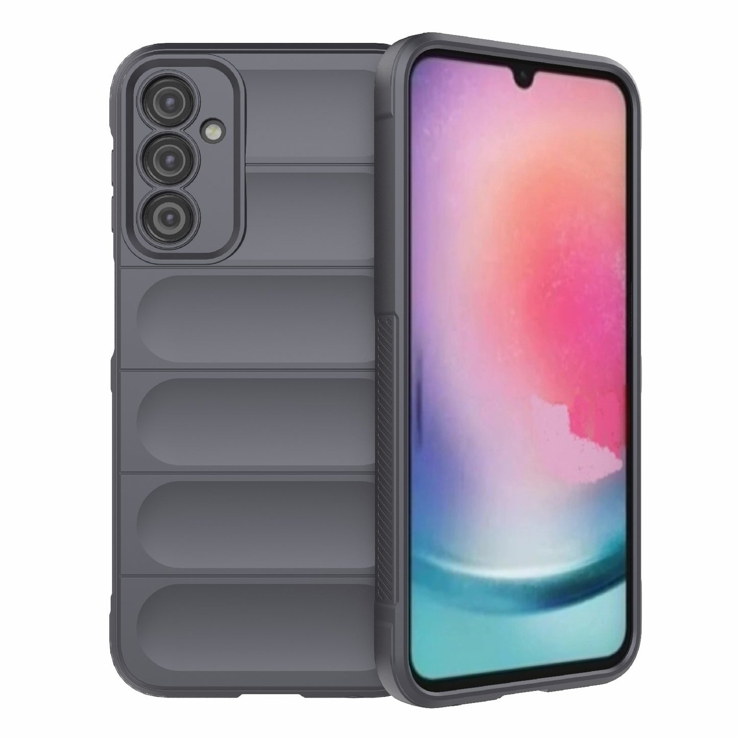 Samsung Galaxy A24 5G Magic Shield TPU + Flannel Protective Phone Case Cover, Shockproof Scratch Resistant