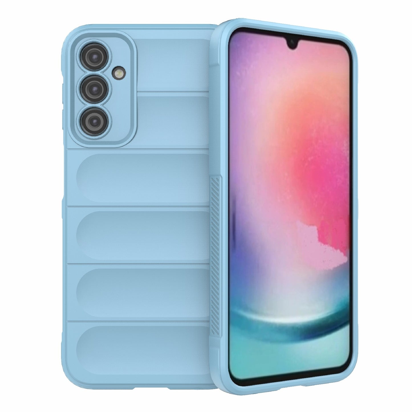 Samsung Galaxy A24 5G Magic Shield TPU + Flannel Protective Phone Case Cover, Shockproof Scratch Resistant