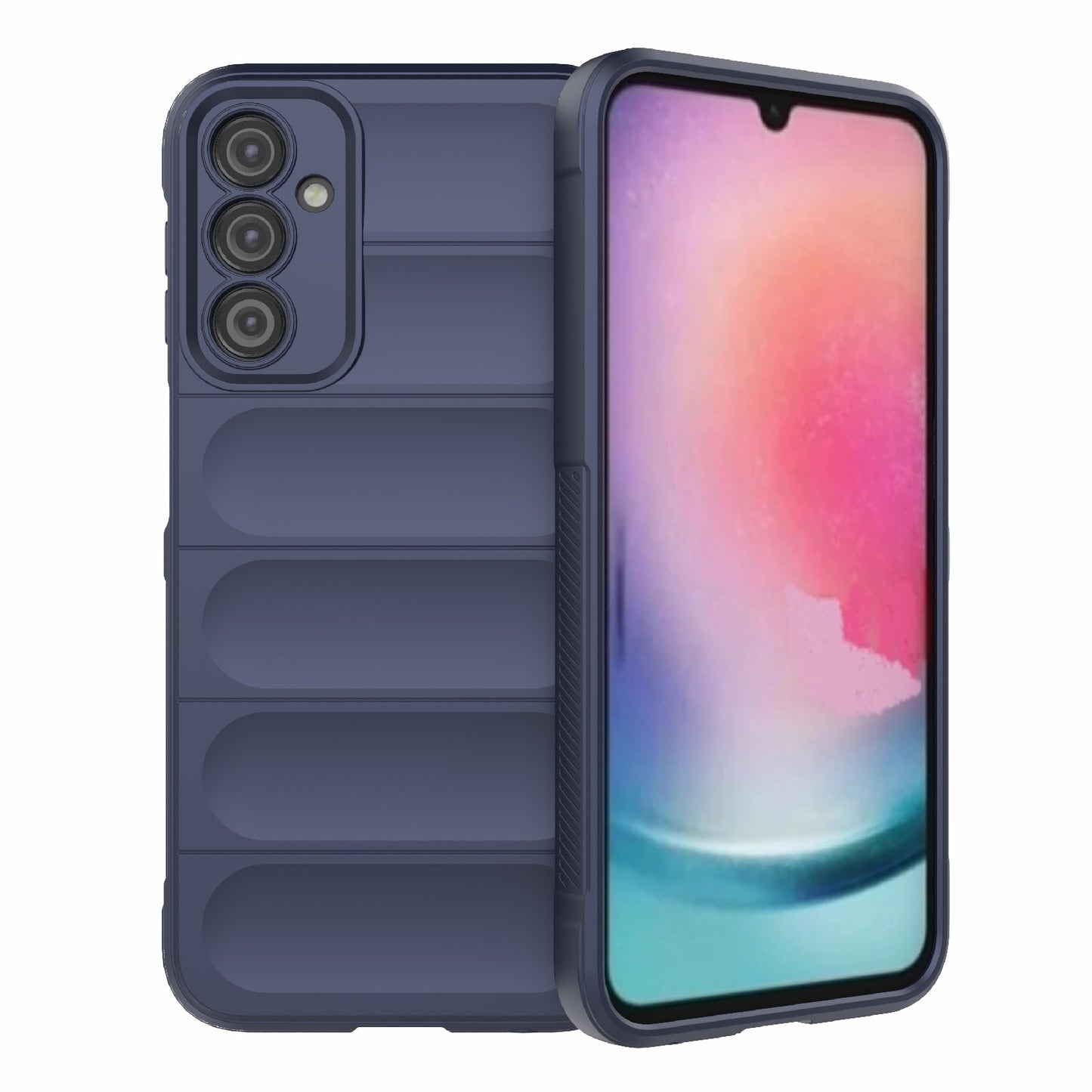 Samsung Galaxy A24 5G Magic Shield TPU + Flannel Protective Phone Case Cover, Shockproof Scratch Resistant