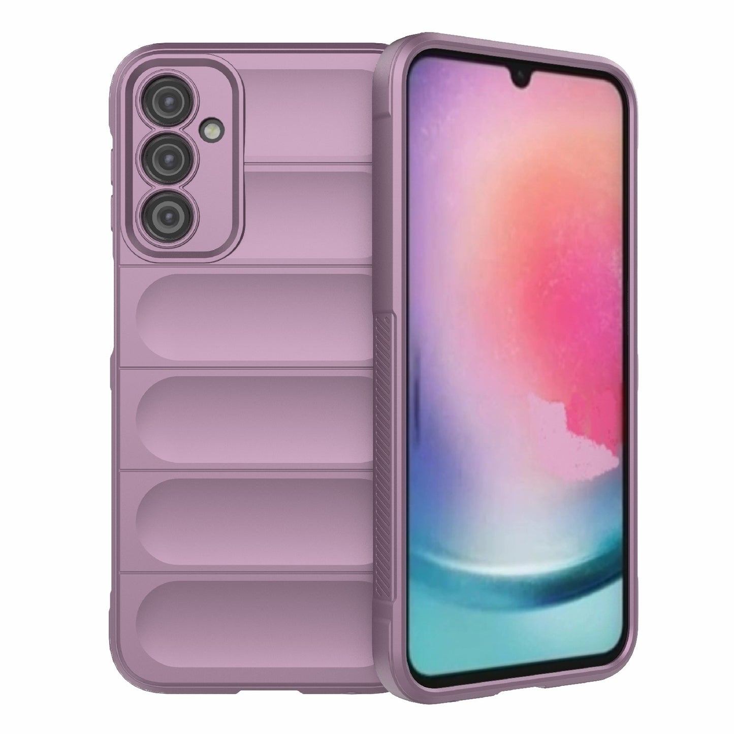 Samsung Galaxy A24 5G Magic Shield TPU + Flannel Protective Phone Case Cover, Shockproof Scratch Resistant