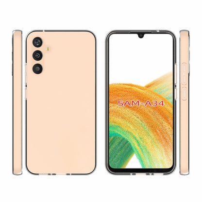 Samsung Galaxy A34 Waterproof Texture TPU Protective Phone Case Shockproof Cover