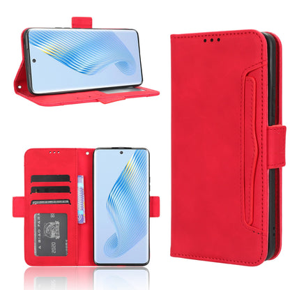 Honor Magic5 Skin Feel PU Leather Wallet Phone Case with Card Slots, Cash Pocket, Magnetic Closure, Built-In Stand, Full Protection TPU Cover