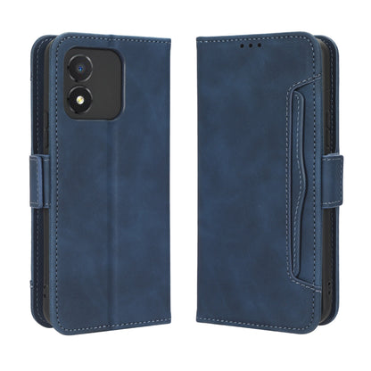 Honor X5 Skin Feel PU Leather Wallet Phone Case with Card Slots, Cash Pocket, Magnetic Closure, Built-In Stand, Full Protection TPU Cover