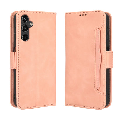 Samsung Galaxy A24 4G Skin Feel PU Leather Wallet Phone Case with Card Slots, Cash Pocket, Magnetic Closure, Built-In Stand, Full Protection TPU Cover