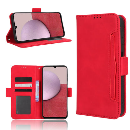 Samsung Galaxy A24 4G Skin Feel PU Leather Wallet Phone Case with Card Slots, Cash Pocket, Magnetic Closure, Built-In Stand, Full Protection TPU Cover