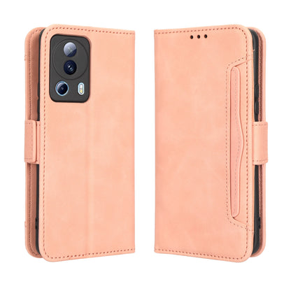Xiaomi 13 Lite Skin Feel PU Leather Wallet Phone Case with Card Slots, Cash Pocket, Magnetic Closure, Built-In Stand, Full Protection TPU Cover