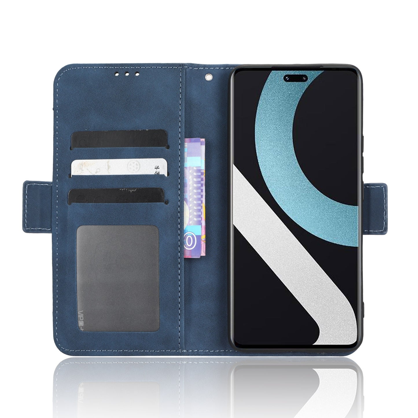 Xiaomi 13 Lite Skin Feel PU Leather Wallet Phone Case with Card Slots, Cash Pocket, Magnetic Closure, Built-In Stand, Full Protection TPU Cover