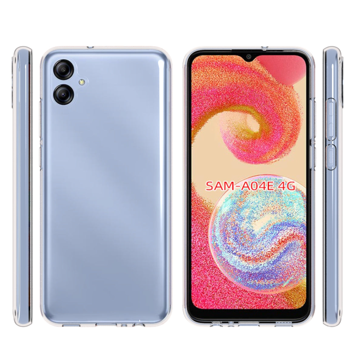 Samsung Galaxy A04e 4G Waterproof Texture TPU Protective Phone Case Shockproof Cover
