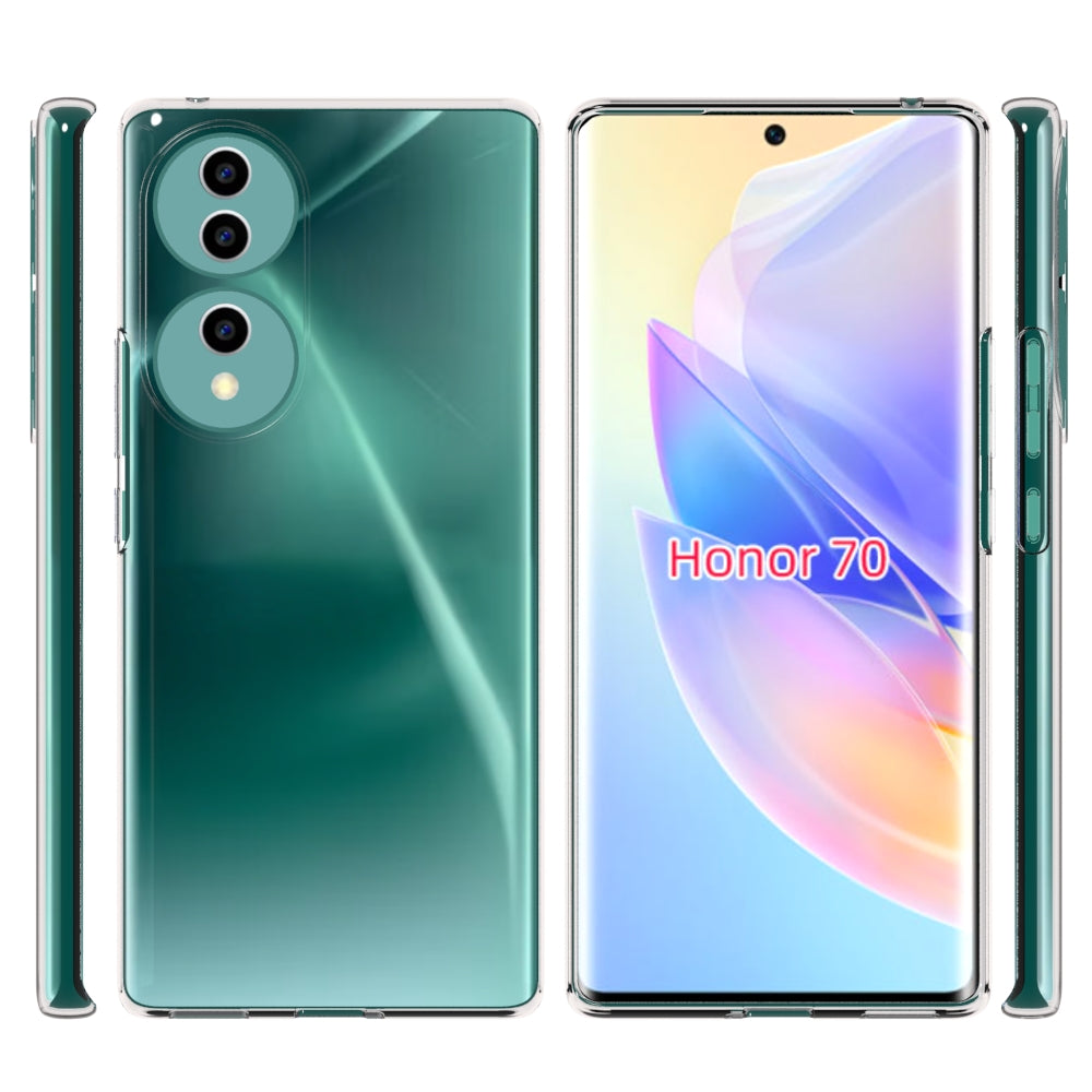 Honor 70 Waterproof Texture TPU Protective Phone Case Shockproof Cover