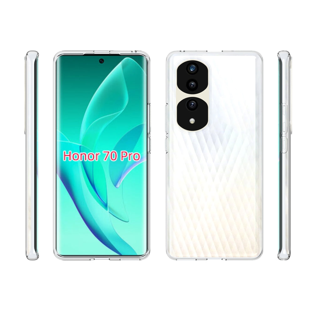 Honor 70 Pro Waterproof Texture TPU Protective Phone Case Shockproof Cover