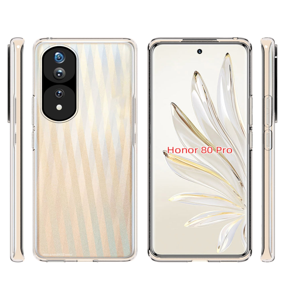 Honor 80 Pro Waterproof Texture TPU Protective Phone Case Shockproof Cover
