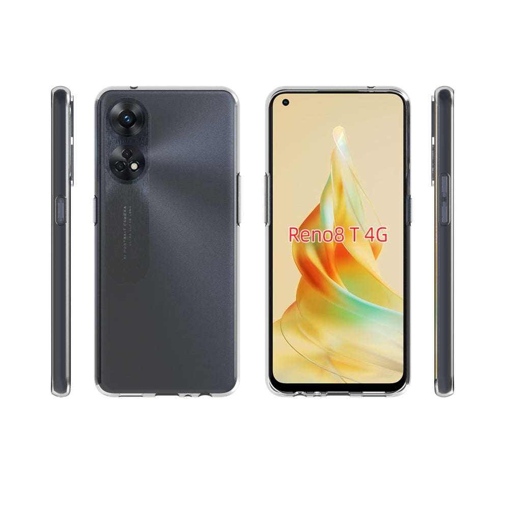 OPPO Reno8 T 4G Waterproof Texture TPU Protective Phone Case Shockproof Cover