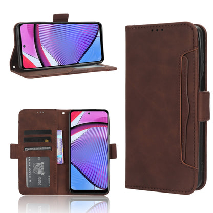 Motorola Moto G Power 2023 Skin Feel PU Leather Wallet Phone Case with Card Slots, Cash Pocket, Magnetic Closure, Built-In Stand, Full Protection TPU Cover