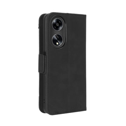 OPPO A1 5G Skin Feel PU Leather Wallet Phone Case with Card Slots, Cash Pocket, Magnetic Closure, Built-In Stand, Full Protection TPU Cover