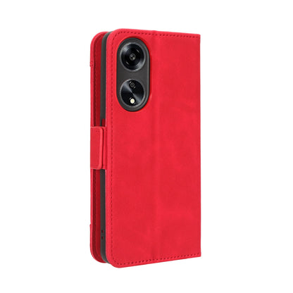 OPPO A1 5G Skin Feel PU Leather Wallet Phone Case with Card Slots, Cash Pocket, Magnetic Closure, Built-In Stand, Full Protection TPU Cover