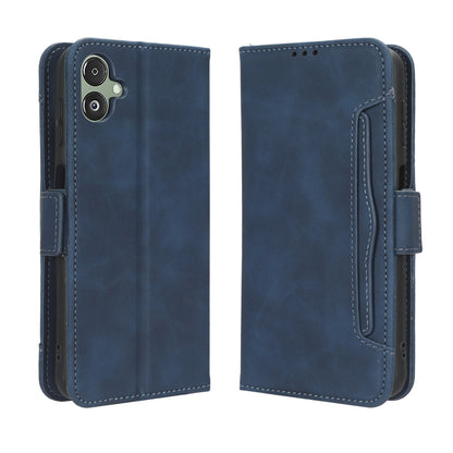 Samsung Galaxy F14 Skin Feel PU Leather Wallet Phone Case with Card Slots, Cash Pocket, Magnetic Closure, Built-In Stand, Full Protection TPU Cover