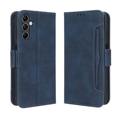 Samsung Galaxy M14 5G Skin Feel PU Leather Wallet Phone Case with Card Slots, Cash Pocket, Magnetic Closure, Built-In Stand, Full Protection TPU Cover