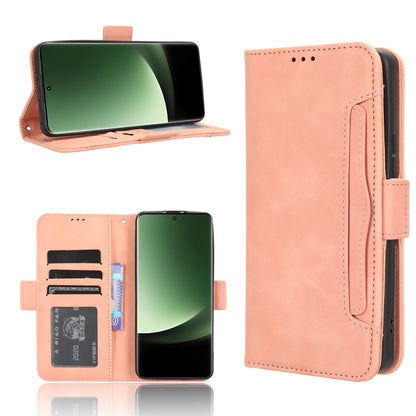 Xiaomi 13 Ultra Skin Feel PU Leather Wallet Phone Case with Card Slots, Cash Pocket, Magnetic Closure, Built-In Stand, Full Protection TPU Cover