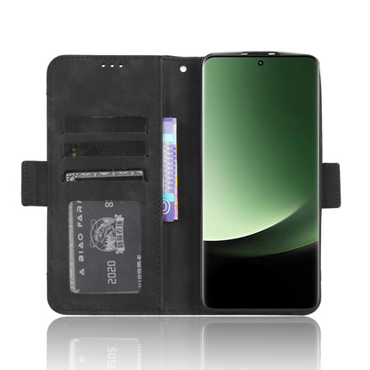Xiaomi 13 Ultra Skin Feel PU Leather Wallet Phone Case with Card Slots, Cash Pocket, Magnetic Closure, Built-In Stand, Full Protection TPU Cover