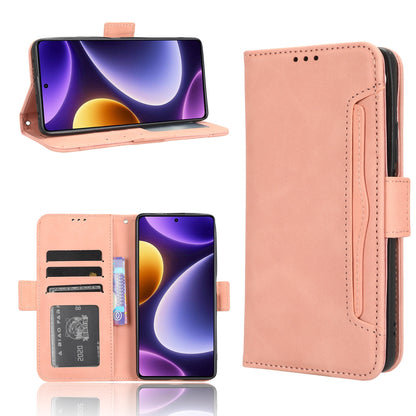 Xiaomi Redmi Note 12 Turbo 5G Skin Feel PU Leather Wallet Phone Case with Card Slots, Cash Pocket, Magnetic Closure, Built-In Stand, Full Protection TPU Cover