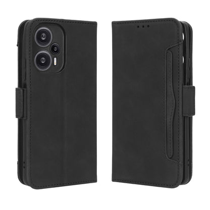 Xiaomi Redmi Note 12 Turbo 5G Skin Feel PU Leather Wallet Phone Case with Card Slots, Cash Pocket, Magnetic Closure, Built-In Stand, Full Protection TPU Cover
