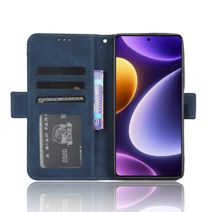 Xiaomi Redmi Note 12 Turbo 5G Skin Feel PU Leather Wallet Phone Case with Card Slots, Cash Pocket, Magnetic Closure, Built-In Stand, Full Protection TPU Cover