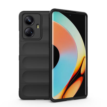 Realme 10 Pro+ 5G Shock Absorbent Magic Shield TPU + Flannel Phone Case, Featuring Ridged Drop Protection, Bright Colours & Easy Access