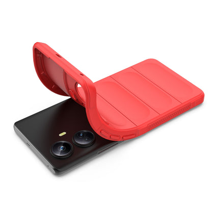 Realme 10 Pro+ 5G Shock Absorbent Magic Shield TPU + Flannel Phone Case, Featuring Ridged Drop Protection, Bright Colours & Easy Access