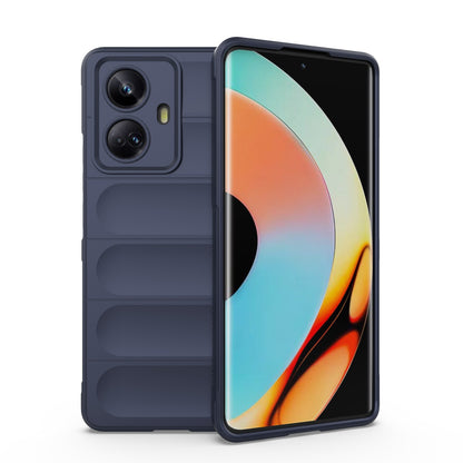 Realme 10 Pro+ 5G Shock Absorbent Magic Shield TPU + Flannel Phone Case, Featuring Ridged Drop Protection, Bright Colours & Easy Access