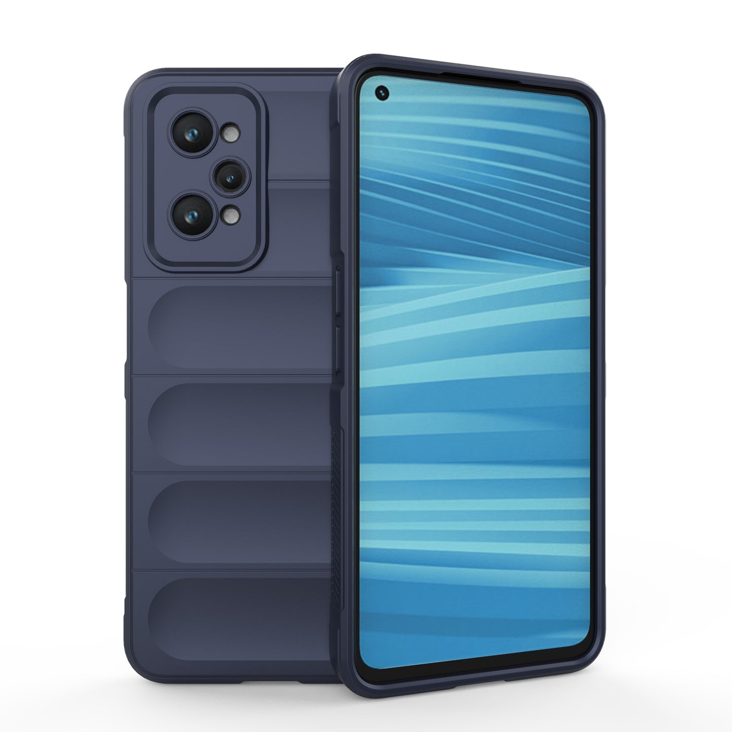 Realme GT2 Shock Absorbent Magic Shield TPU + Flannel Phone Case, Featuring Ridged Drop Protection, Bright Colours & Easy Access