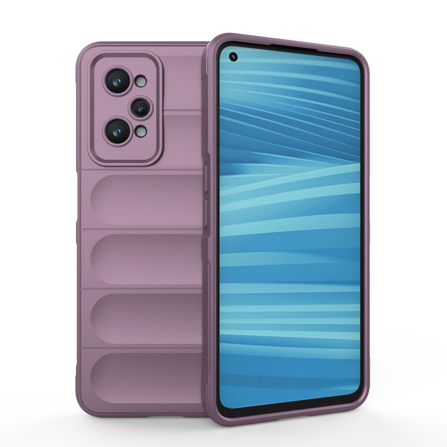 Realme GT2 Shock Absorbent Magic Shield TPU + Flannel Phone Case, Featuring Ridged Drop Protection, Bright Colours & Easy Access