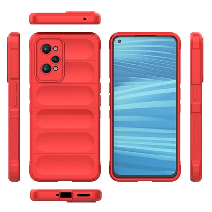 Realme GT2 Shock Absorbent Magic Shield TPU + Flannel Phone Case, Featuring Ridged Drop Protection, Bright Colours & Easy Access