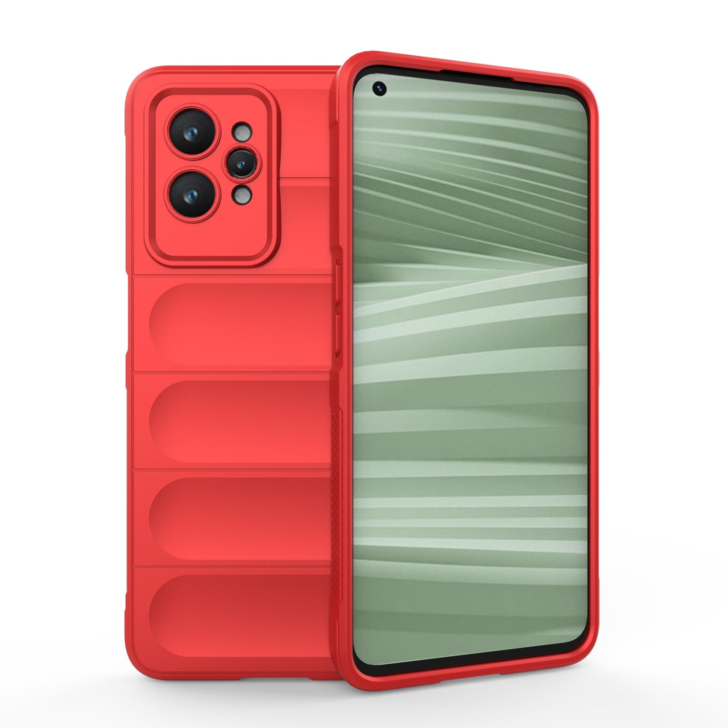 Realme GT2 Pro Shock Absorbent Magic Shield TPU + Flannel Phone Case, Featuring Ridged Drop Protection, Bright Colours & Easy Access