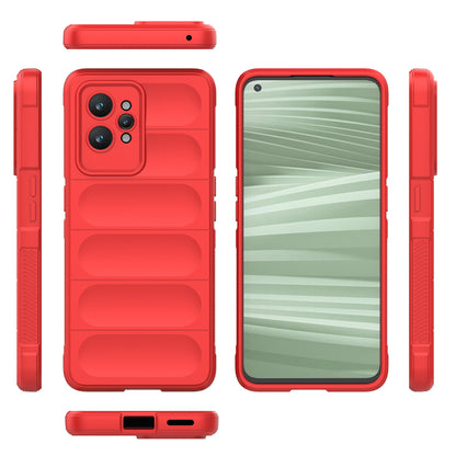 Realme GT2 Pro Shock Absorbent Magic Shield TPU + Flannel Phone Case, Featuring Ridged Drop Protection, Bright Colours & Easy Access