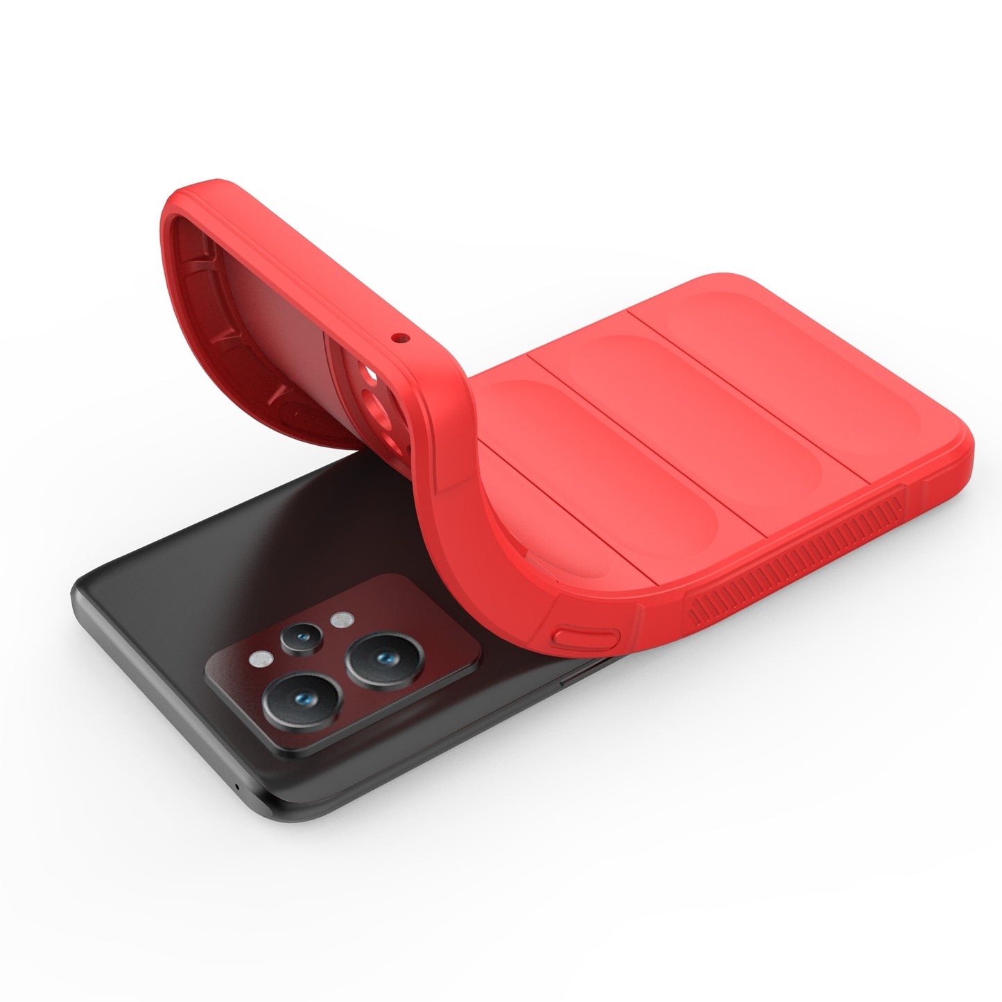 Realme GT2 Pro Shock Absorbent Magic Shield TPU + Flannel Phone Case, Featuring Ridged Drop Protection, Bright Colours & Easy Access