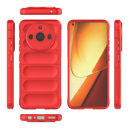 Realme 11 5G Shock Absorbent Magic Shield TPU + Flannel Phone Case, Featuring Ridged Drop Protection, Bright Colours & Easy Access